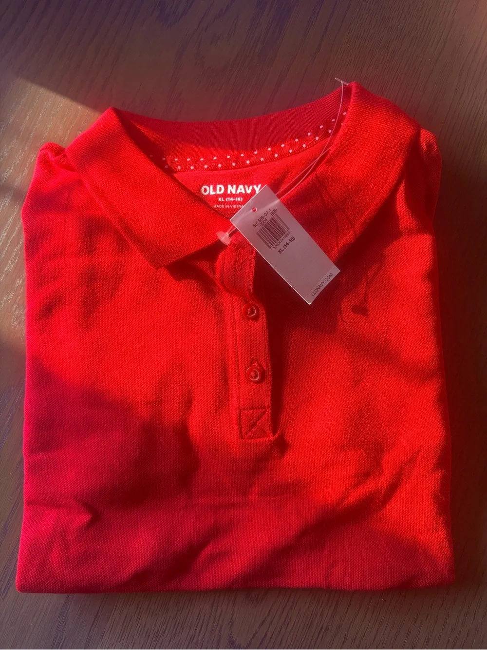 Lot of 5 New Old Navy Red Girls' Short-Sleeve Polo